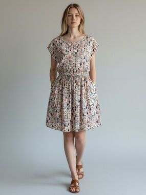 HARAJUKU vibe mini dress very KAWAII muted pink size S/M cosplay feminine